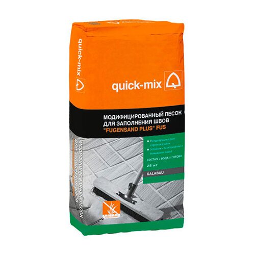 Модифицированный песок quick-mix FUGENSAND PLUS для заполнения швов 25кг  в Владимире